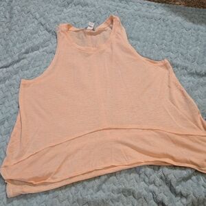 Marika Peach Athletic Sleeveless Tank